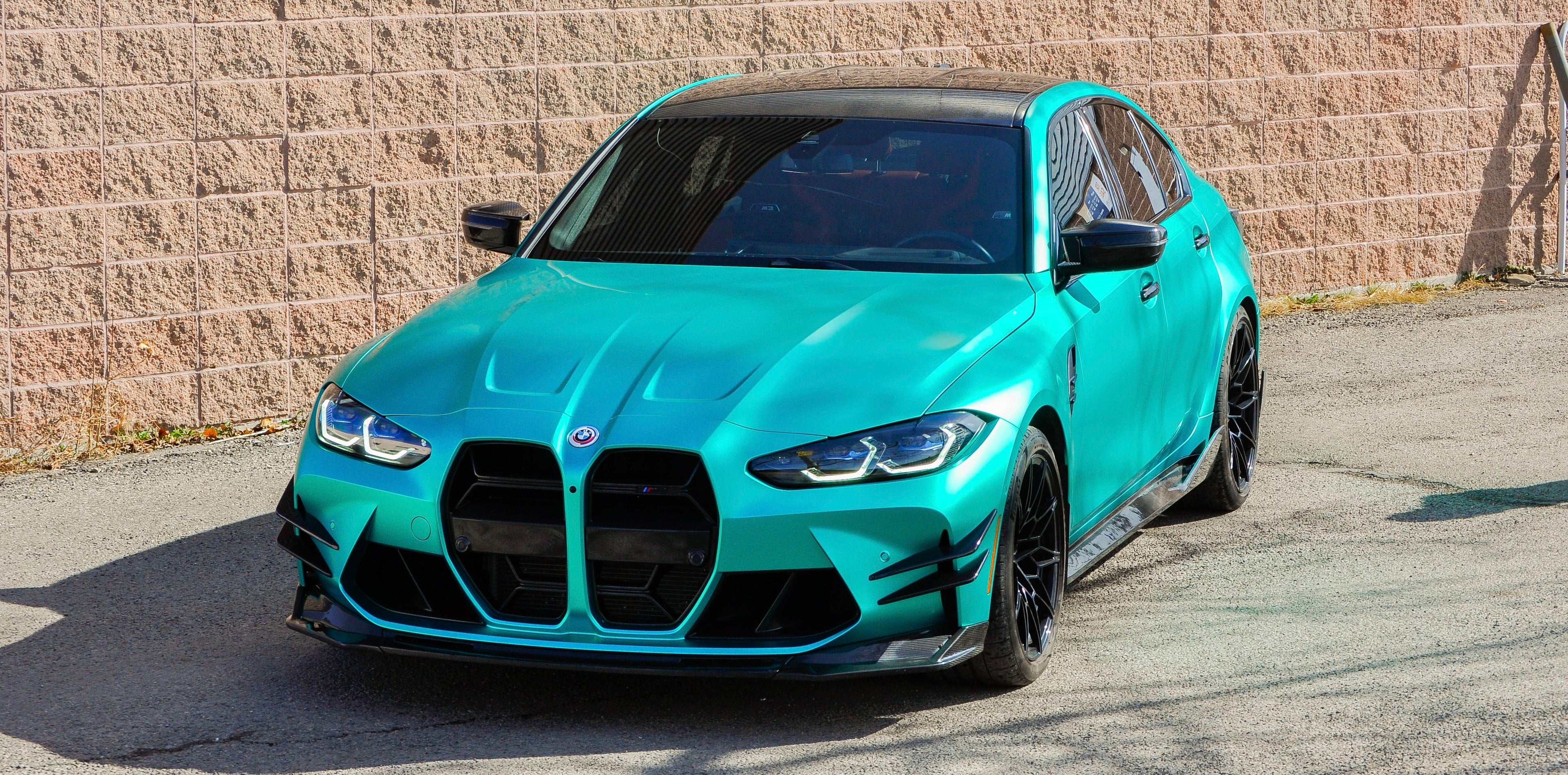 2023 BMW M3 Competition Matte Chrome Emerald Green PPF Transformation
