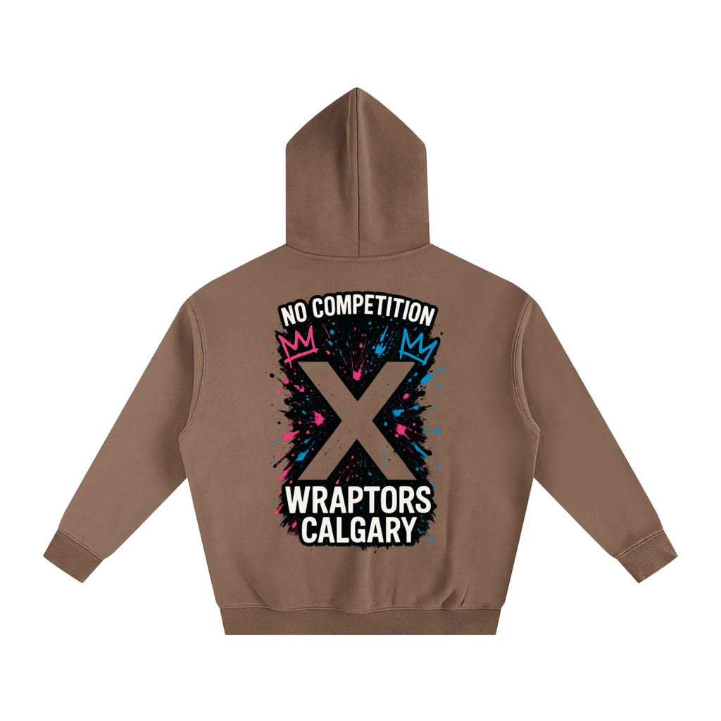 "NO COMPETITION" Oversize Fleeced Hoodie