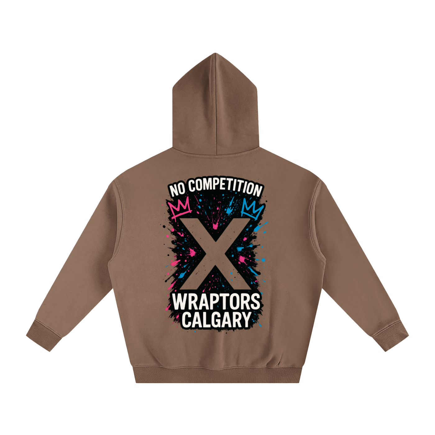"NO COMPETITION" Oversize Fleeced Hoodie