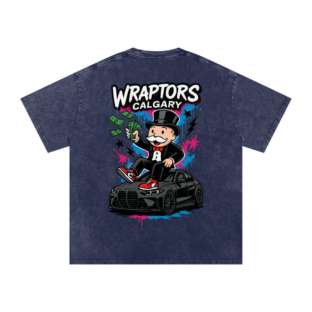 "MONOPOLY" Washed Oversized Tee
