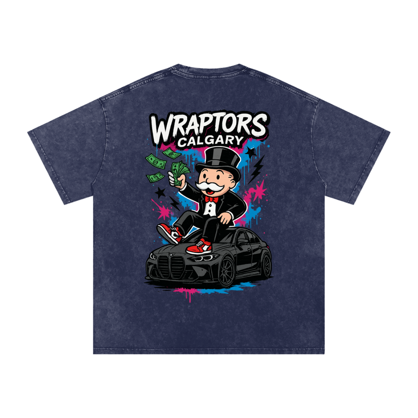 "MONOPOLY" Washed Oversized Tee
